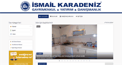 Desktop Screenshot of ismailkaradenizemlak.com